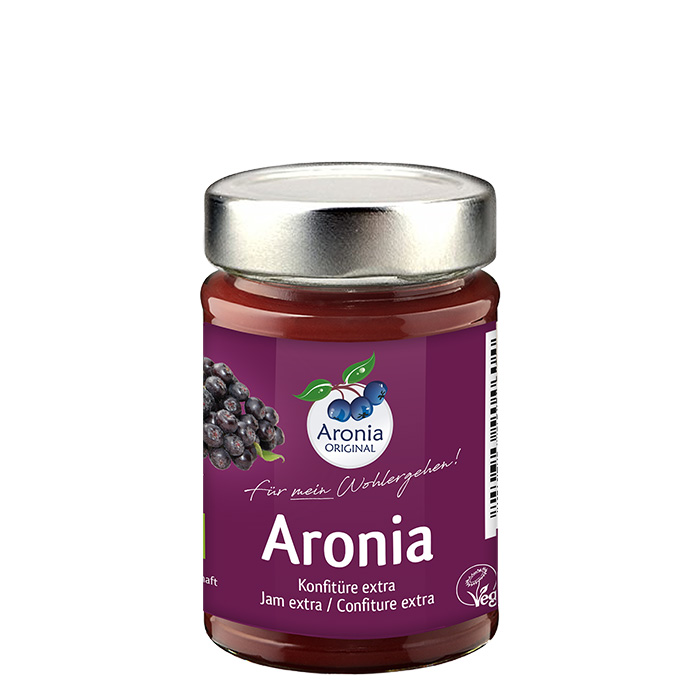 Arónie BIO (černý jeřáb, jeřabina) džem speciál s celými plody 225 g