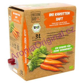 Passion Bio přímo lisovaná mrkvová šťáva, 3 litry